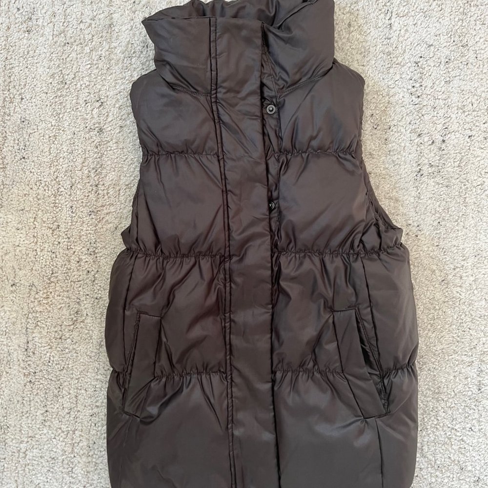 GAP Brown Puffer Vest